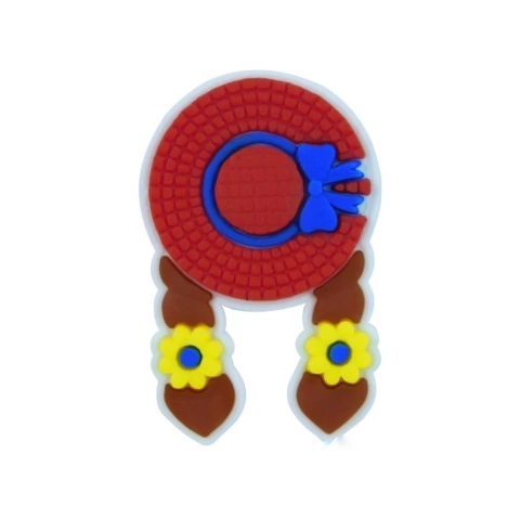 APLIQUE EMBORRACHADO CHAPÉU 4,1 X 2,6 CM (1 UNIDADES)