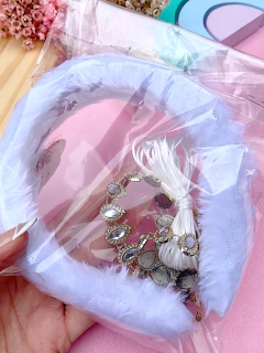 KIT FACILITE LUXO PELÚCIA ( PARA UMA TIARA) - loja online