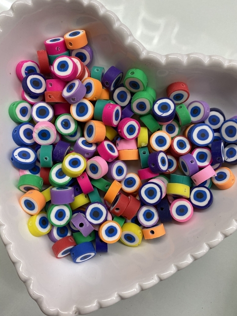 ENTRE MEIO OLHO GREGO FIMO (10 UNIDADES)