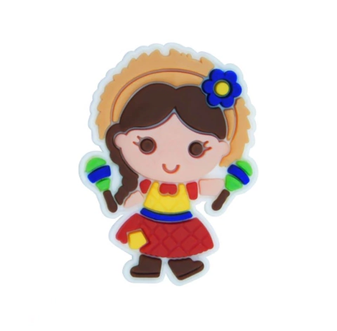 EMBORRACHADO CAIPIRINHA CHAPÉU 4 X 2,9 CM (1 UNIDADES)