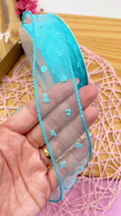 FITA ORGANZA PIPOQUINHA 38 MM ( 1 METRO ) - JC FITAS