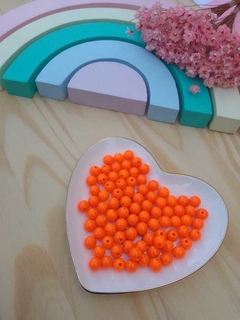 BOLA PLASTICA LEITOSA PASSANTE 6 MM (25 GRAMAS) - loja online