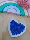 BOLA PLASTICA LEITOSA PASSANTE 6 MM (25 GRAMAS)