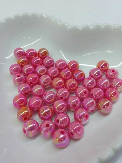 PÉROLA BRILHO EM ABS COM FURO 10 MM (25 GRAMAS)