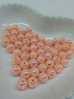 PÉROLA BRILHO EM ABS COM FURO 10 MM (25 GRAMAS) na internet