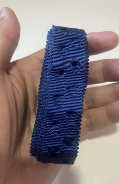 FITA IMPORTADA CORAÇÃO VAZADO 22 MM ( 1 METRO) - JC FITAS