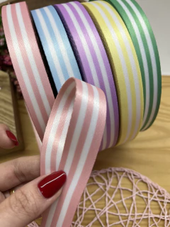 FITA FIBRA ESTRUTURADA ACETINADA LISTRADA 20 MM ( 1 METR0 ) - loja online