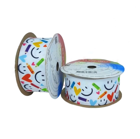 FITA ESTAMPADA 38 MM SINIMBU CARINHA REF-1949-15 (2 METROS) - comprar online