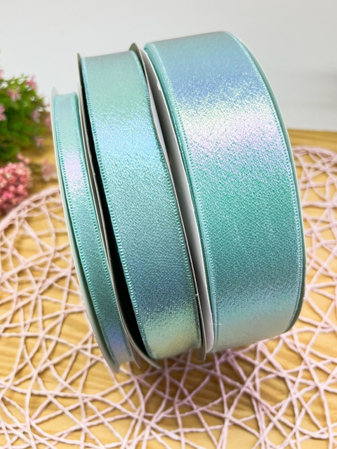 FITA LAMÊ HOLOGRÁFICA VERDE BB IMPORTADA ( 1 METRO ) - comprar online