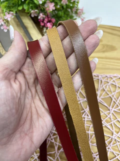 TIRA DE COURO SINTÉTICO 10 MM ( 1 METRO) - comprar online