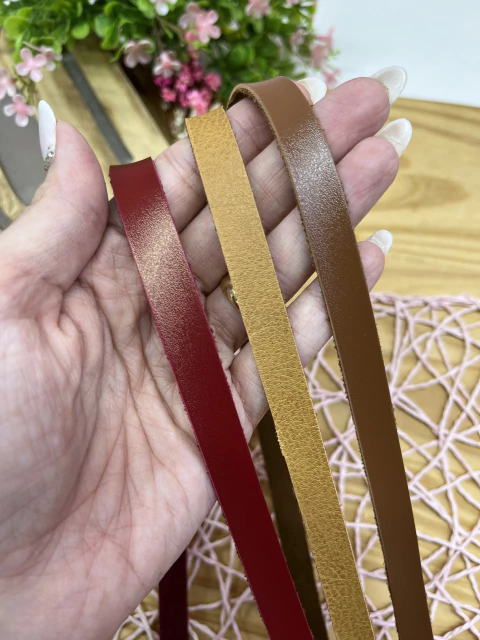 TIRA DE COURO SINTÉTICO 10 MM ( 1 METRO) - comprar online