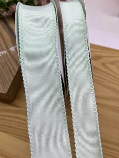 FITA GORGURÃO COM BORDA IMPORTADA VERDE BB ( 1 METRO ) - comprar online