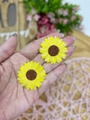 APLIQUE GIRASOL EM FELTRO 3,5 CM ( 1 UNIDADES ) - comprar online