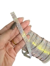 TIRA DE STRASS ADESIVA 10 MM ( 1 METRO ) - comprar online