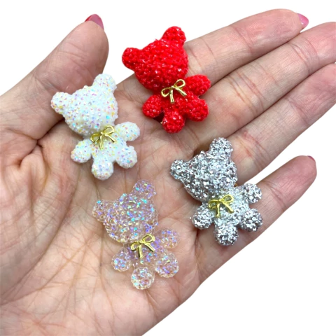 APLIQUE URSINHO FLOCADO ( 2 UNIDADES ) - comprar online