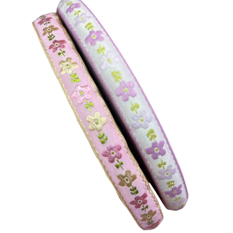 FITA TECIDO FLOR COM BORDA 15 MM ( 1 METROS ) - comprar online