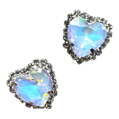 APLIQUE CRISTAL CORAÇÃO 12 MM ( 1 UNIDADE ) - loja online