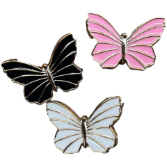 APLIQUE BORBOLETA SEM ANTENA 40 MM ( 1 UNIDADE ) - comprar online