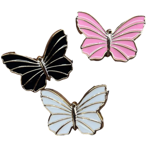 APLIQUE BORBOLETA SEM ANTENA 40 MM ( 1 UNIDADE ) - comprar online