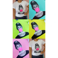 Kit 3 T-shirt Feminina Blusa Baby Look Camiseta Blusinha na internet