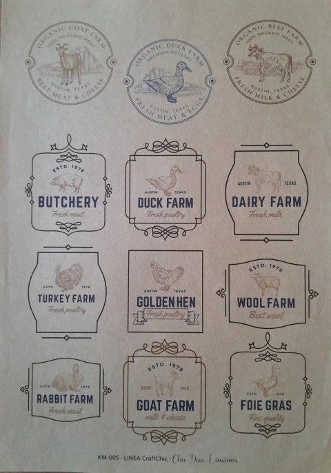 Lamina de Decoupage Craft KM 005