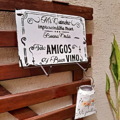 CARTEL chapa galvanizada - comprar online