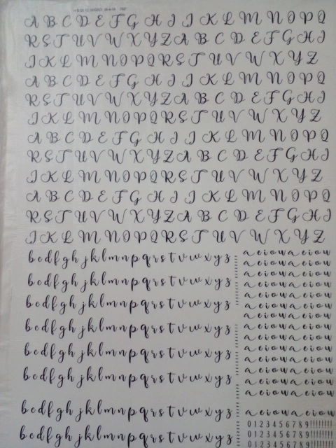 Calco vitrificable ABC