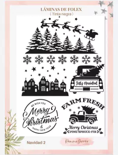 Lamina Folex Navidad 2- Romina Guerra