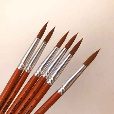 Pincel Hobby Redondo N8 Serie 7009