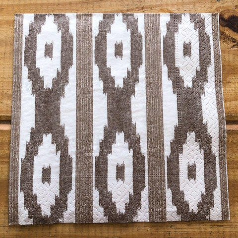 Servilleta Traditional Pattern Brown