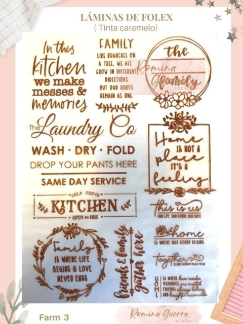 Lamina Folex Farm 3 - Romina Guerra