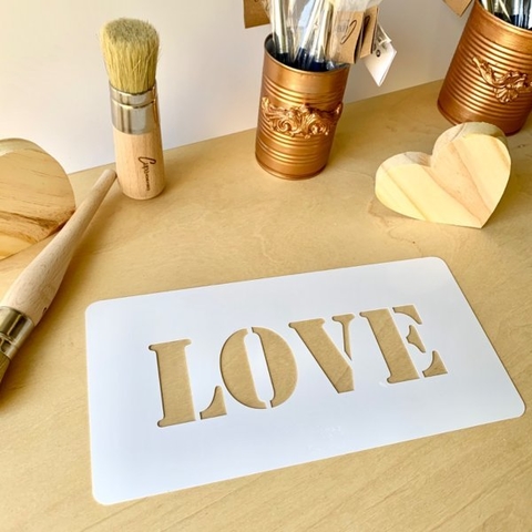 Stencil CUPA Love 15x30