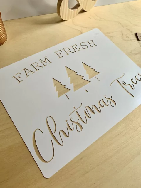 Stencil CUPA Farm Fresh 30x40 cm