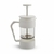 Cafetera con asa, base y tapa de plástico blanco 600ml 9x19cm Decormesa - comprar online