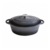 OLLA HIERRO ESMALTADO OVAL 30X24 H12 GRIS MARINO AXEN