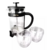 SET cafetera tipo prensa francesa 600 ML con dos vasos termicos HUDSON CMSET80