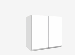 Alacena 60 Cm 2 Puerta C/estante Melamina Tirador J Leplac