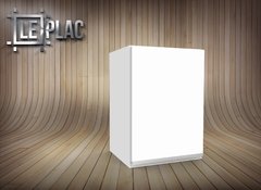 Alacena 40 Cm 1 Puerta C/estante Melamina Tirador J Leplac