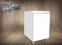 Bajo Mesada Modulo 50 Cm Perfil Tirador J Aluminio Melamina LePlac