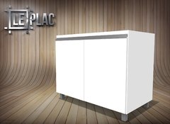 Bajo Mesada 1 Mt Perfil Tirador J Aluminio Melamina Leplac