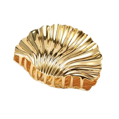 Presilha Concha em Metal Dourado - comprar online