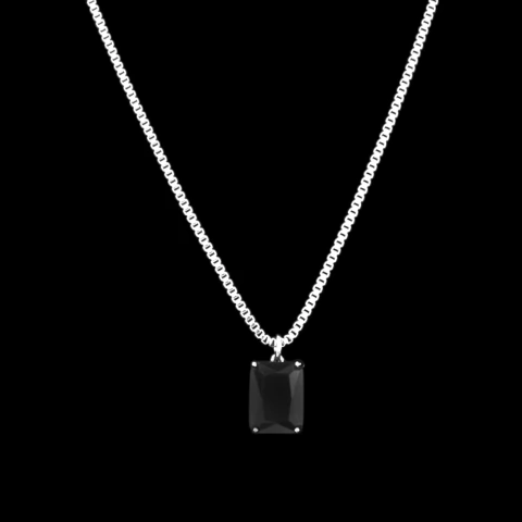 Colar Cristal Preto - comprar online