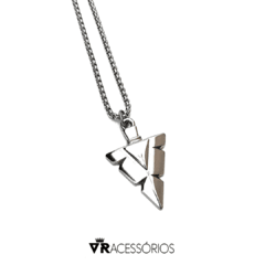 Colar Ponta de Flecha Silver Corrente Aço Inox 316L - loja online