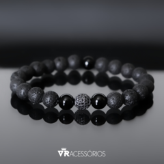 Pulseira Zircônia Vulcanic All Black