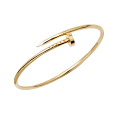 Bracelete Prego 3mm Gold em Aço Inoxidável - comprar online