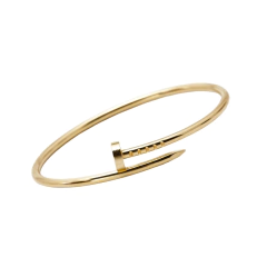 Bracelete Prego 3mm Gold em Aço Inoxidável - loja online
