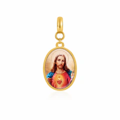 Pingente Medalha Sagrado Coração de Jesus