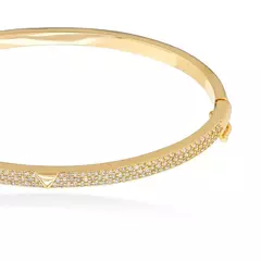 Bracelete Feminino Zircônias Gold - Ouro 18k 10 milésimos na internet