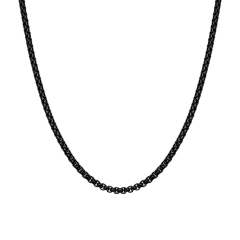 Colar Elo Português Black em Aço Inox 316L - comprar online