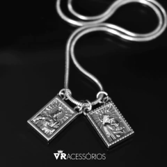 Escapulário Silver Corrente em Aço Inox 316L na internet
